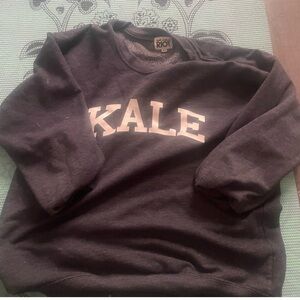 Princess Polly Gray Textured Loungewear Set + Kale sweatshirt